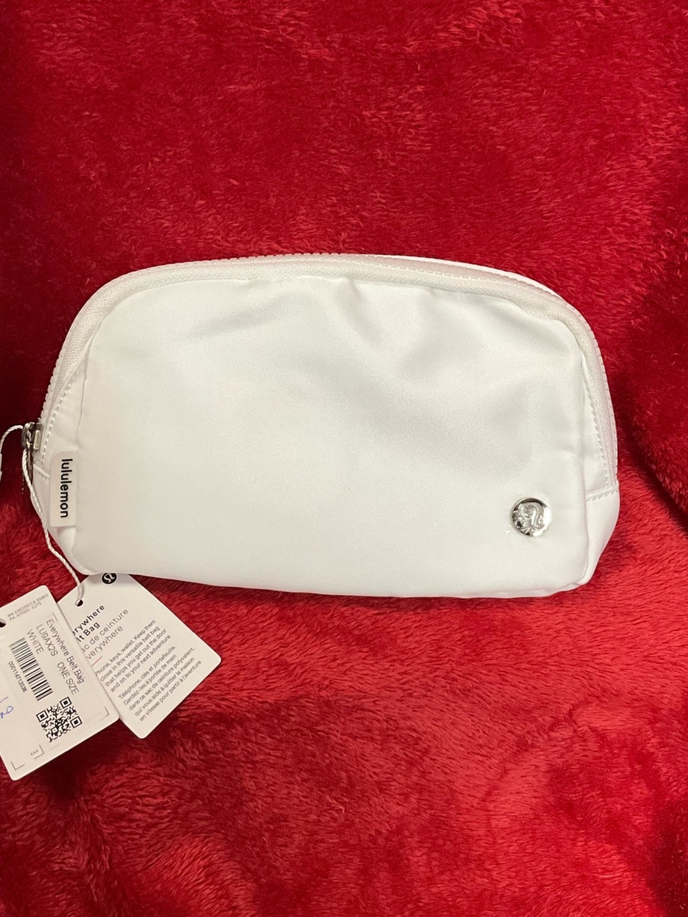 lululemon athletica White Zip Cosmetic Pouch